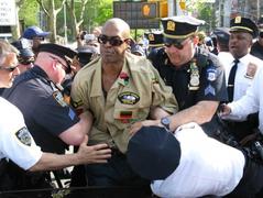 arrest at Sean Bell protest on Triborough Bridge in NYC