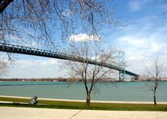 Ambassador Bridge from Windsor side