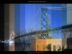 Time-lapse photo of Ambassador Bridge