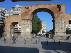 Galerius Arch monument in Thessaloniki, Greece