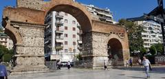 Galerius Arch in Greece from the east by Costas Tsioras