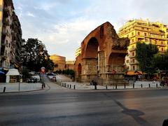 Galerius Arch in Greece viewed from the southwest