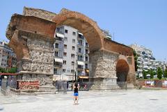 The Triumphal Arch of Gallerius in Thessaloniki, Greece