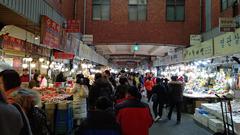 Gwangjang Market in Seoul, South Korea