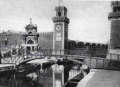 Arsenale Bridge in Venice with Openable Bridge