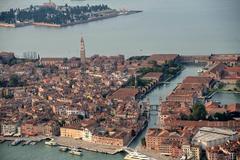 aerial view of Venice