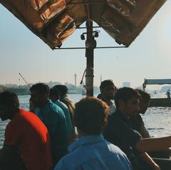 Traditional boat on Dubai Creek