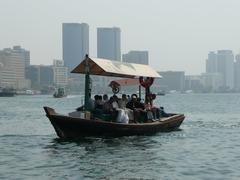 Abra with passengers in Dubai Creek