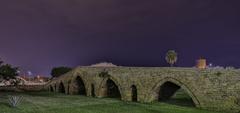 Ponte dell'Ammiraglio at night in Italy