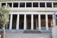 View of the Agora of Athens in Greece