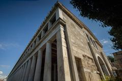 Southwest corner of the Stoa of Attalos, Athens