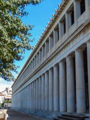 Southwest view of the Stoa of Attalos, Athens