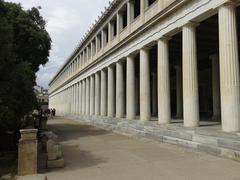 Attalos Hall in ancient Agora, Athens