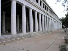 Façade of the Stoa of Attalos viewed from the north