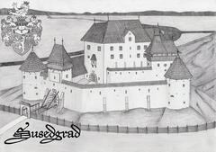 reconstruction attempt of Susedgrad Castle near Zagreb, Croatia