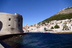 Panoramic view of Dubrovnik Old Town on a sunny day