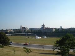 View of Vilnius city from the right bank of the Neris river