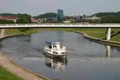 Vilnius White Bridge over Neris River