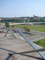 Swedbank headquarters in Vilnius with a view of the Neris River