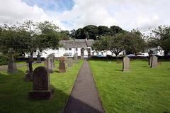 Dunblane Cathedral churchyard path