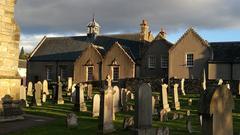 Cathedral Hall and graveyard