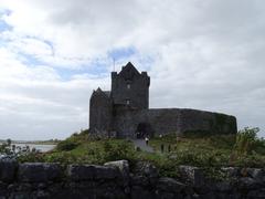 Dunguaire Castle against a clear blue sky