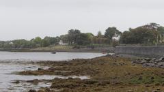 Dunguaire Castle with its bay