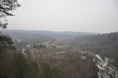 Pūčkorių atodanga overlooking Podwileński Belmont