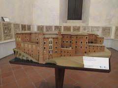 Palau Ducal d'Urbino model in the library relief room