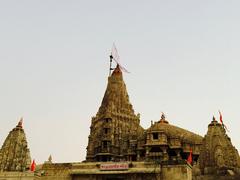 Dwarka Krishna Temple in Gujarat, India