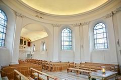 Interior view of Dyckburg Church in Münster