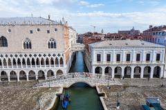 Bridge of Sighs in Venice, August 2020