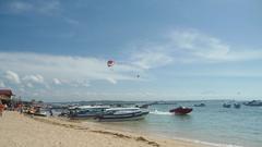 Crowded Tanjung Benoa Beach