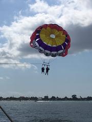 Parasailing in Tanjung Benoa, Bali