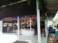 Fish spa and souvenir center at Tanjung Benoa Turtle Island