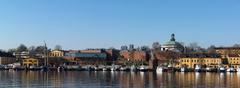 Moderna Museet in 2014, viewed from Junibacken in Stockholm, Sweden