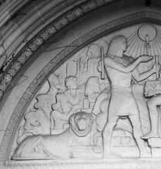 Ulric Ellerhusen's tympanum at the Oriental Institute, Chicago