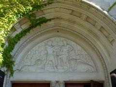 Oriental Institute entrance bas-relief