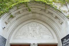 Oriental Institute Museum doorway tympanum