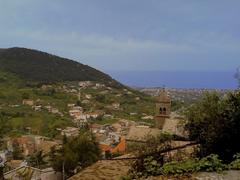 Panoramic view of Formia from Maranola