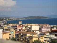 Panoramic view of Formia from the railway station