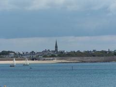 Port-Louis view from Larmor-Plage, Morbihan, France