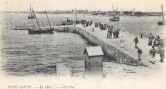 Port-Louis le môle circa 1900