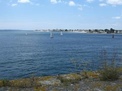 Port Louis in Bretagne panoramic view