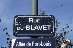 Street sign in Rennes