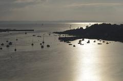 View from Kerbel lighthouse over Port Louis bay