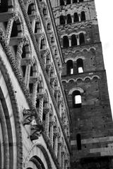 Lucca Cathedral San Martino detailed exterior