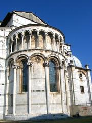 Exterior view of Lucca Cathedral