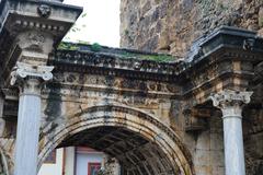 Hadrian's Gate in Antalya, Turkey