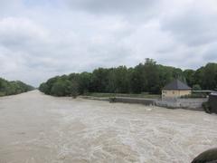 Oberföhring Isar flood June 2013